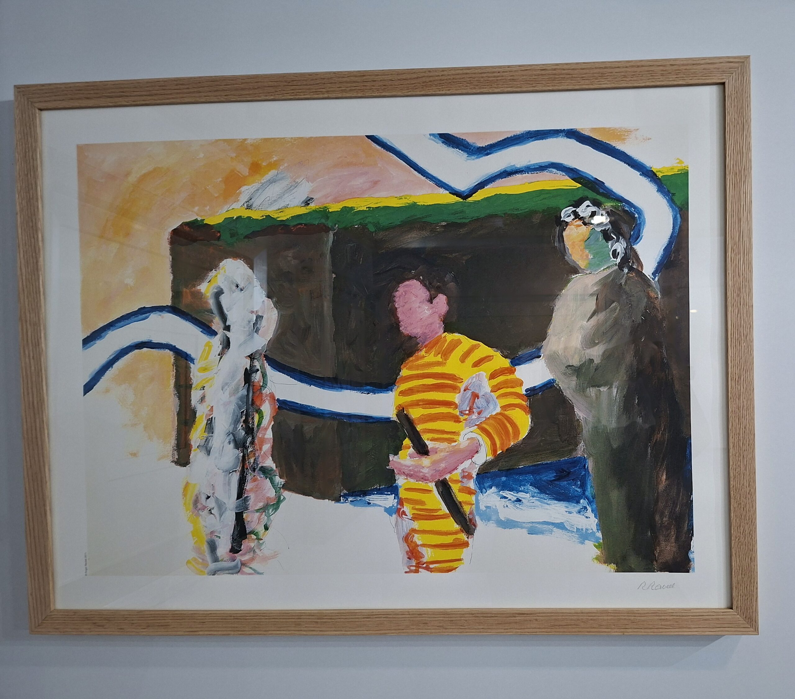 Roger Raveel artwork presented by CORVAN ART