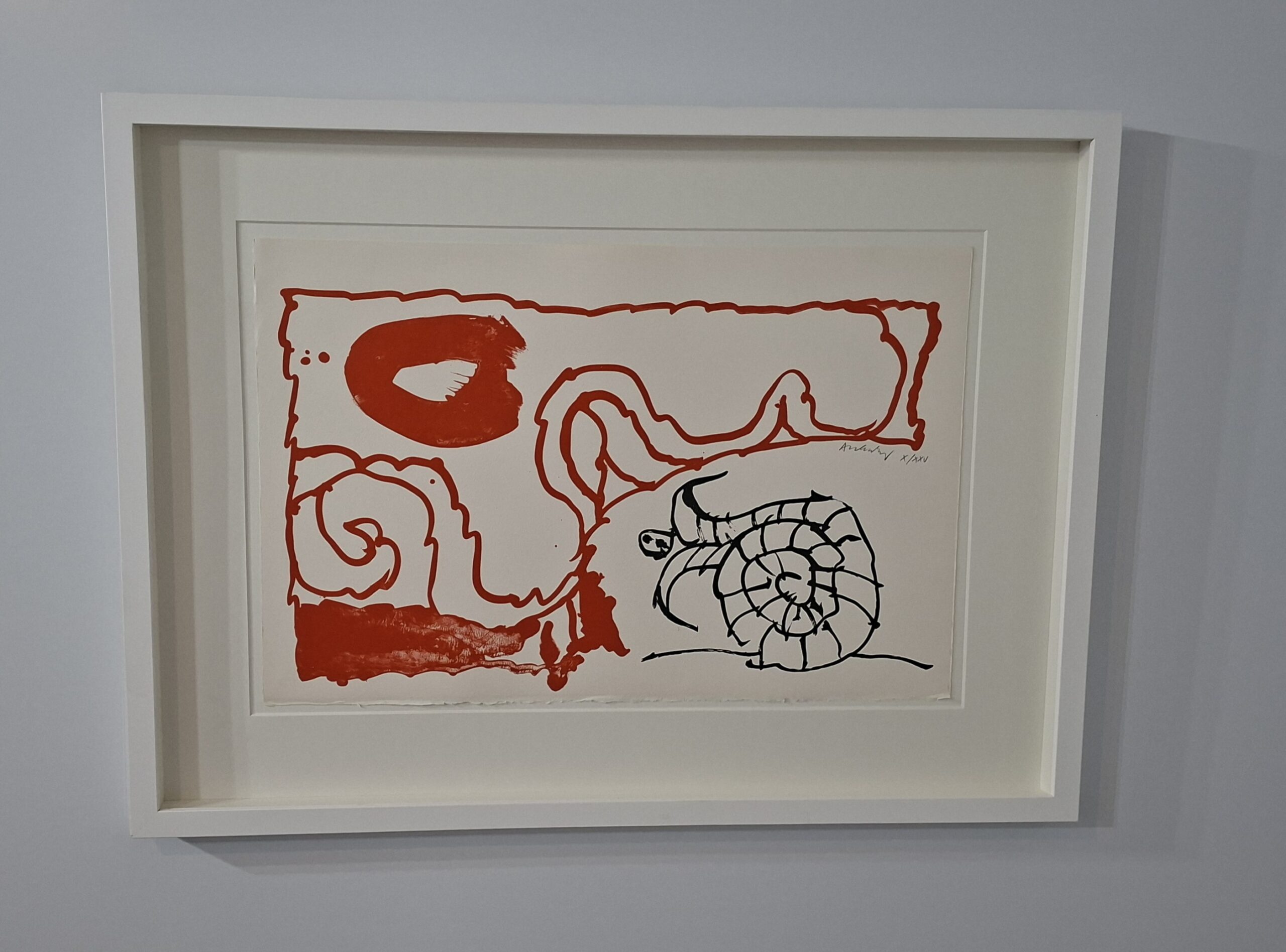 Selected work by Pierre Alechinsky