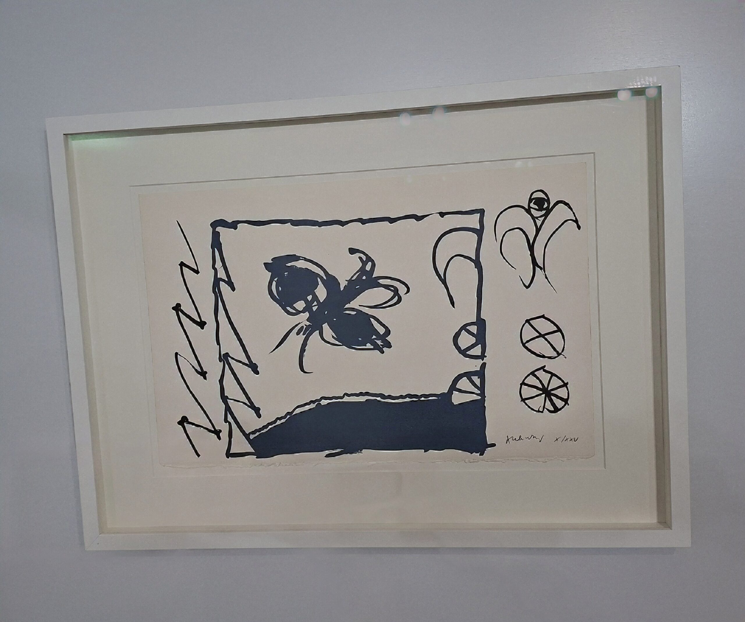Selected work by Pierre Alechinsky