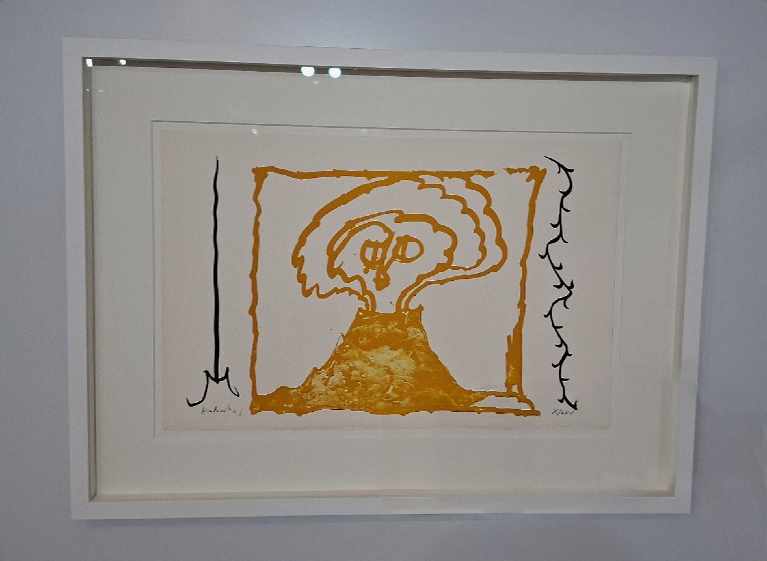 Selected work by Pierre Alechinsky