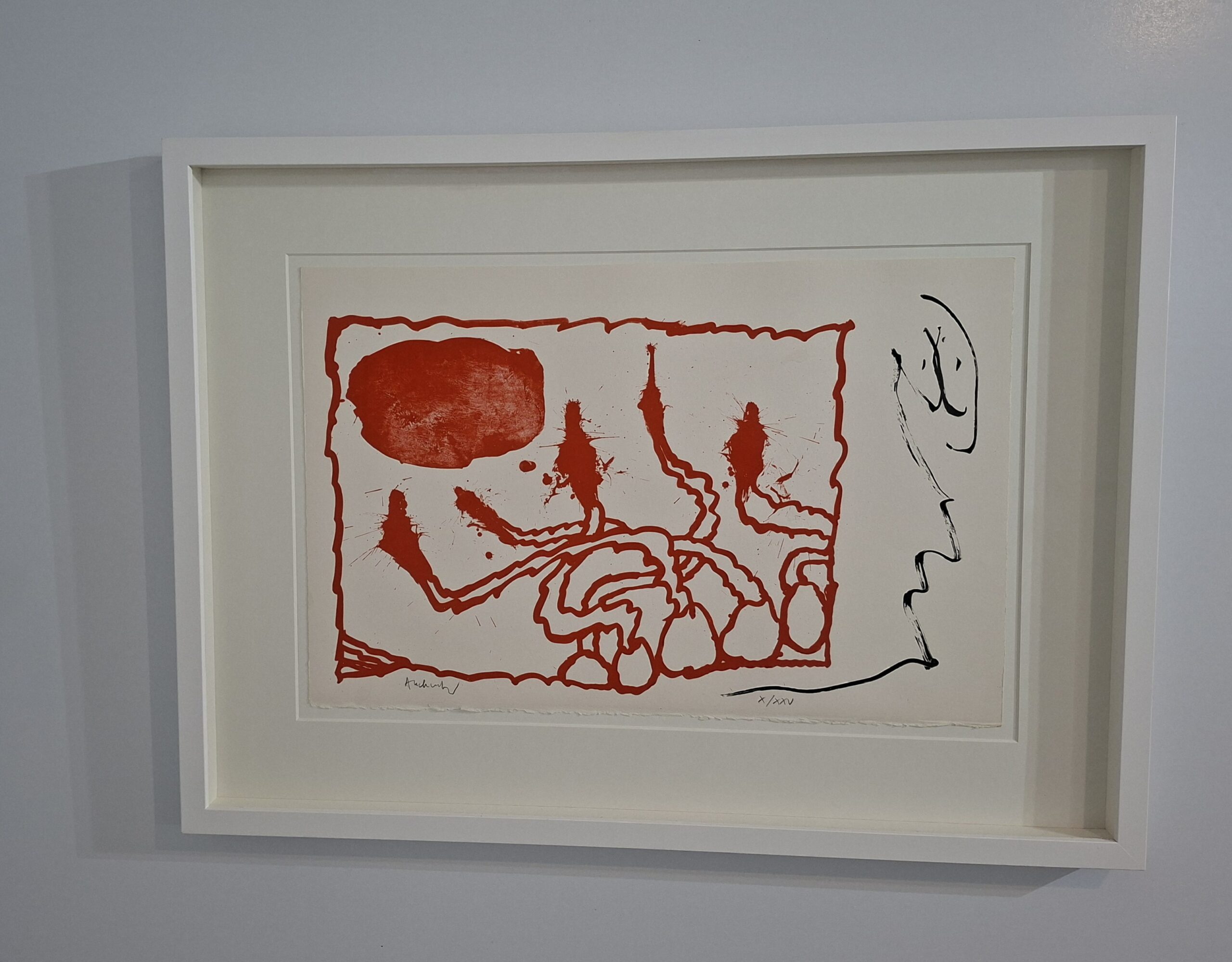 Selected work by Pierre Alechinsky