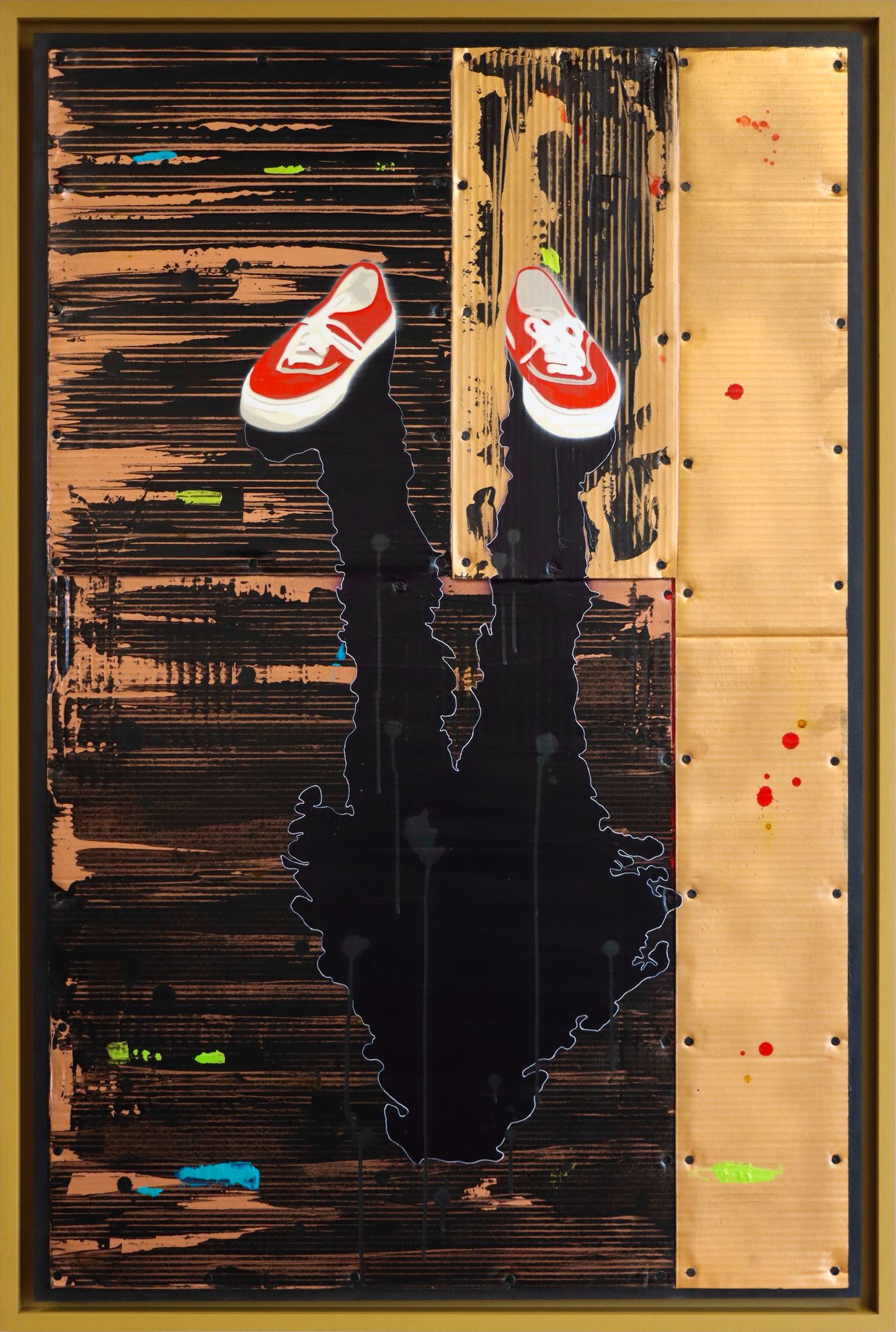 Christian Burnham mixed media artwork