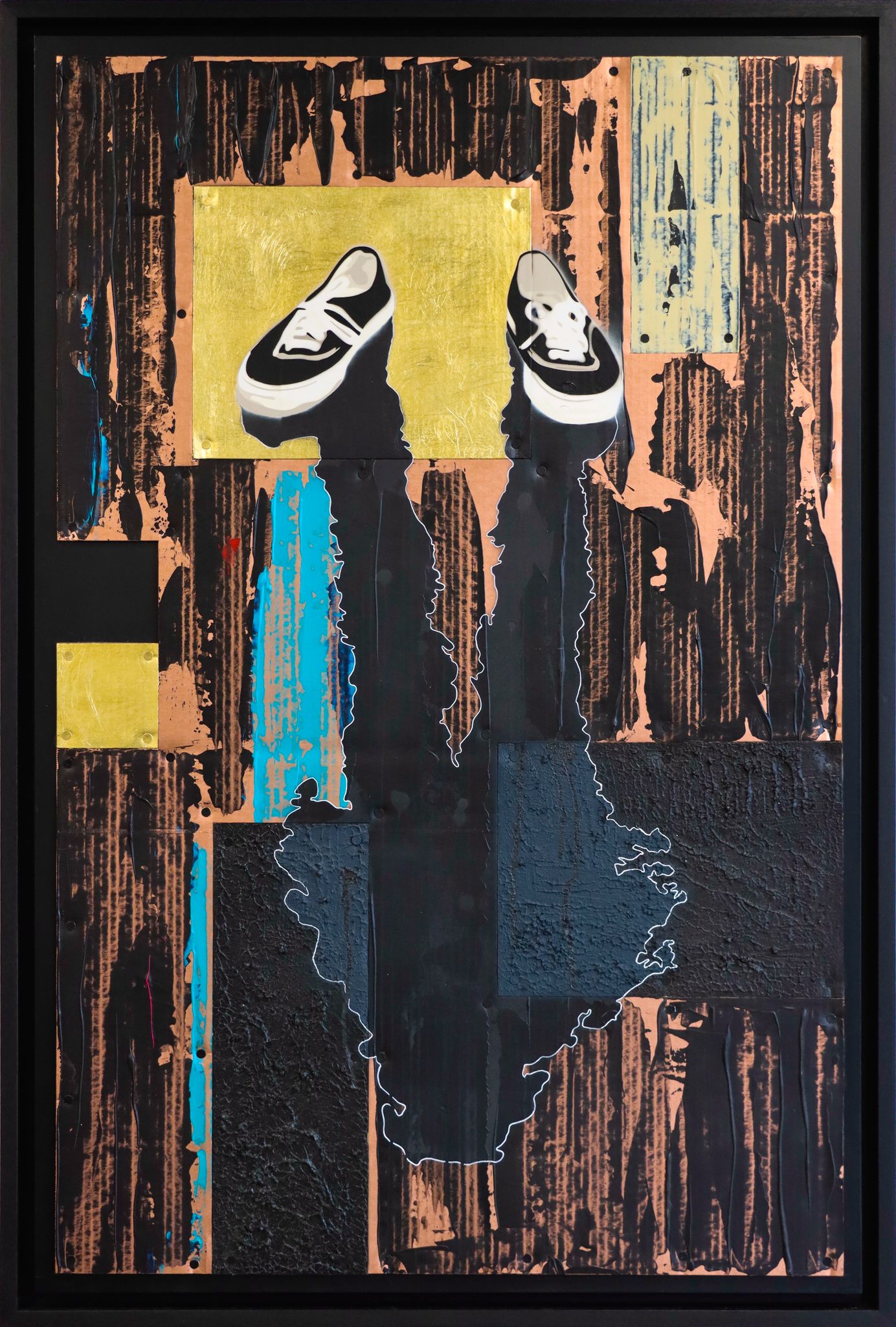Christian Burnham mixed media artwork