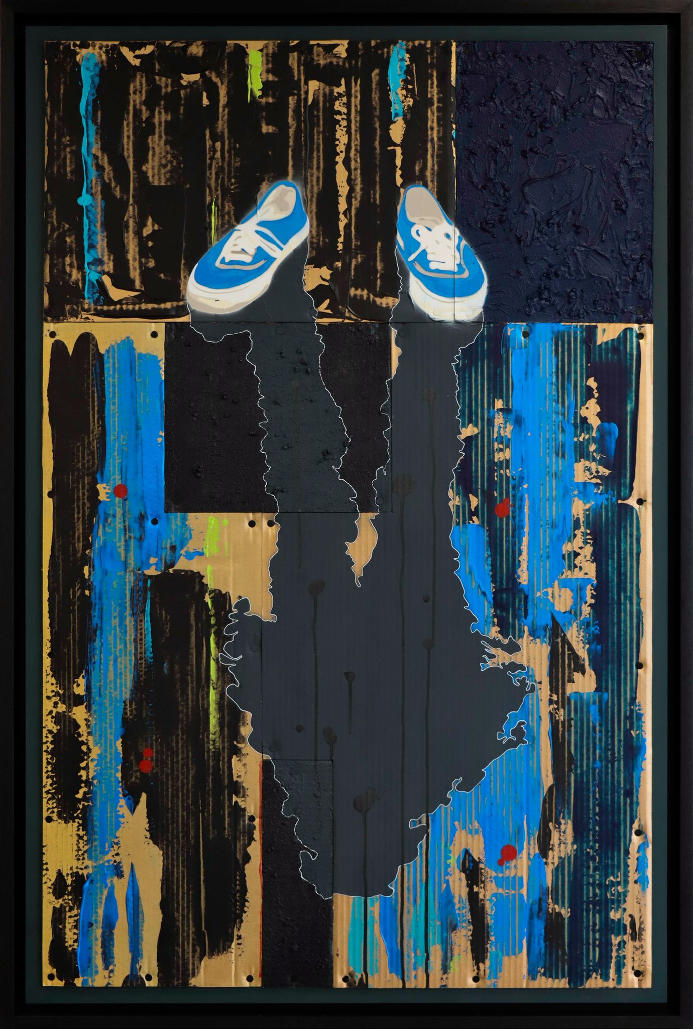 Christian Burnham mixed media artwork