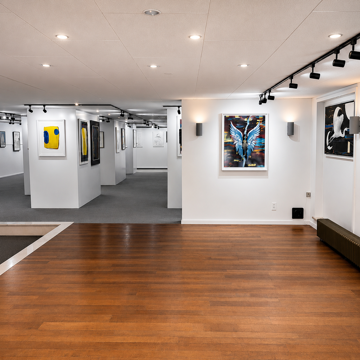 CORVAN ART exhibition presentation